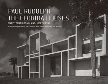 Couverture du livre « Paul rudolph the florida houses (paperback) » de Domin/King aux éditions Princeton Architectural