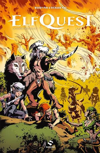 Couverture du livre « Elfquest - le pays des elfes : Intégrale vol.1 : Tomes 1 à 4 : la quête originelle Partie 1 » de Wendy Pini et Richard Pini aux éditions Snorgleux