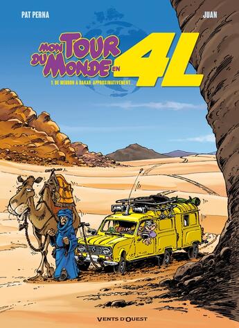 Couverture du livre « Mon tour du monde en 4L Tome 1 ; de Meudon à Dakar, approximativement... » de Juan et Pas Perna aux éditions Vents D'ouest