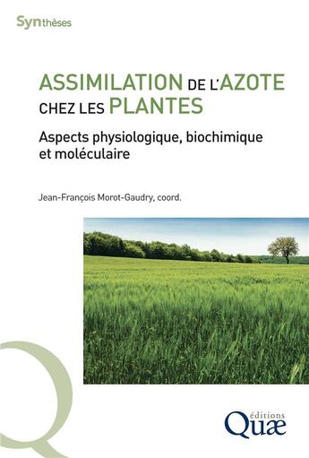 Couverture du livre « Assimilation de l'azote chez les plantes - aspects physiologique, biochimique et moleculaire » de Morot-Gaudry J-F. aux éditions Quae