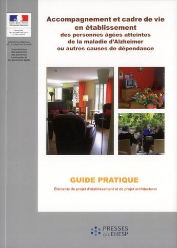 Couverture du livre « Accompagnement et cadre de vie - guide pratique » de Roger/Piou aux éditions Ehesp