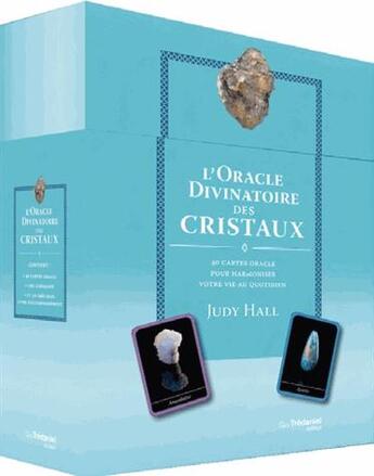 Couverture du livre « L'oracle divinatoire des cristaux ; coffret » de Judy Hall aux éditions Guy Trédaniel