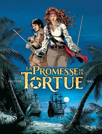 Couverture du livre « La promesse de la tortue Tome 3 » de Tieko et Stephane Piatzszek aux éditions Bamboo