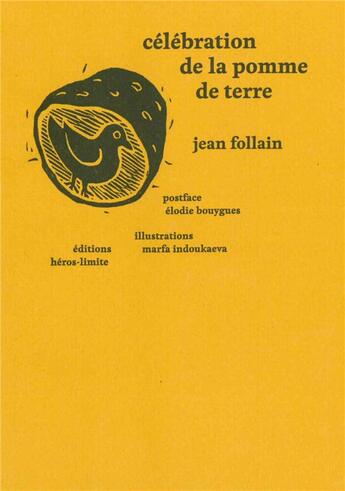 Couverture du livre « Célébration de la pomme de terre » de Thomas Follain aux éditions Heros Limite