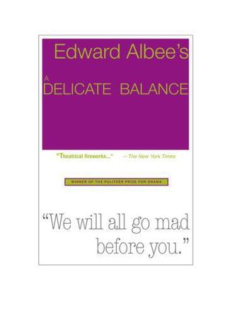 Couverture du livre « A Delicate Balance » de Albee Edward aux éditions Overlook