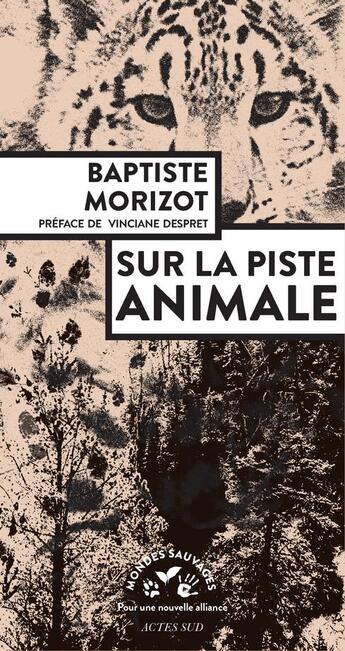 Couverture du livre « Sur la piste animale » de Baptiste Morizot aux éditions Actes Sud