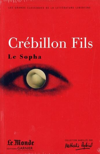 Couverture du livre « Le sopha » de Crebillon Fils aux éditions Garnier