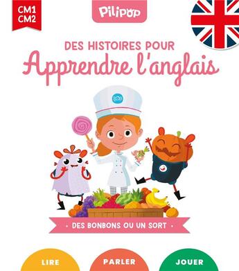 Couverture du livre « Des bonbons ou un sort - des histoires pour apprendre l'anglais » de  aux éditions Unique Heritage