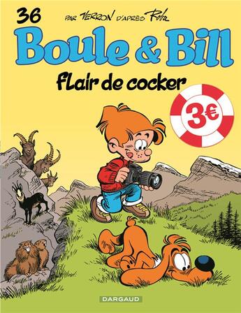 Couverture du livre « Boule & Bill Tome 36 : flair de cocker » de Cric et Pierre Veys aux éditions Dargaud