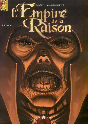 Couverture du livre « L'empire de la raison Tome 1 ; l'instinct » de Tibery et Djordje Milosavljevic aux éditions Glenat