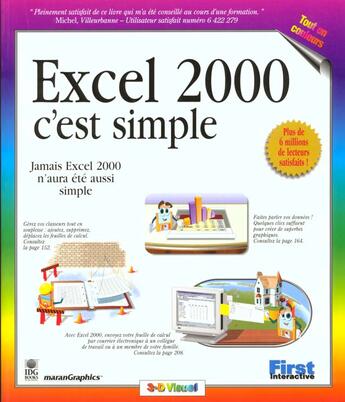 Couverture du livre « Excel 2000 ; C'Est Simple » de Rene Maran aux éditions First Interactive