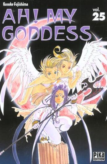Couverture du livre « Ah ! my goddess Tome 25 » de Kosuke Fujishima aux éditions Pika