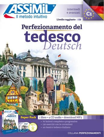 Couverture du livre « Superpack tel perf tedesco » de  aux éditions Assimil