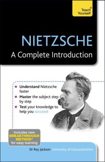 Couverture du livre « Nietzsche - A Complete Introduction: Teach Yourself » de Jackson Roy aux éditions Hodder And Stoughton Digital