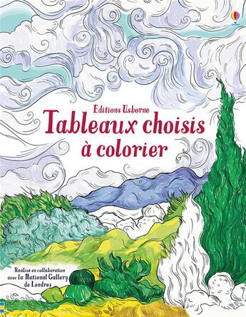 Couverture du livre « Tableaux Choisis A Colorier » de Susan Meredith aux éditions Usborne