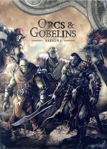 Couverture du livre « Orcs & gobelins ; coffret vol.1 ; t.1 à t.5 » de  aux éditions Soleil