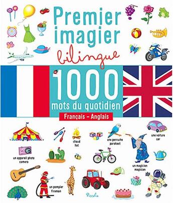 Couverture du livre « Premier imagier bilingue/francais-anglais » de Piccolia aux éditions Piccolia