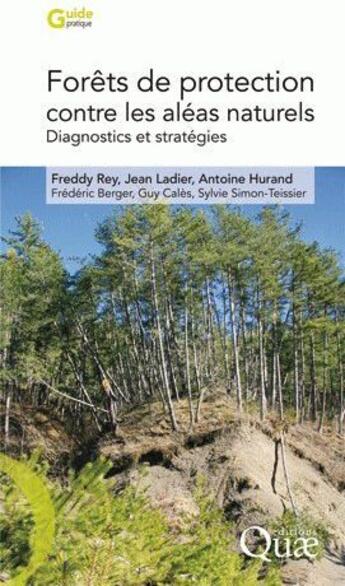 Couverture du livre « Forêts de protection contre les aléas naturels ; diagnostics et stratégies » de Ladier/Rey aux éditions Quae