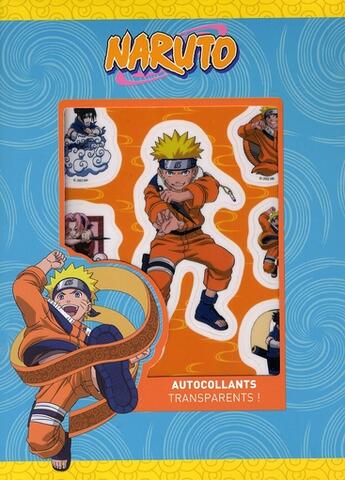 Couverture du livre « Naruto : super autocollants » de Masashi Kishimoto aux éditions Le Ballon