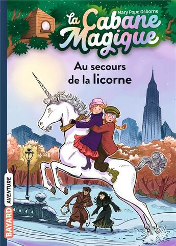 Couverture du livre « La cabane magique Tome 31 : au secours de la licorne » de Mary Pope Osborne aux éditions Bayard Jeunesse