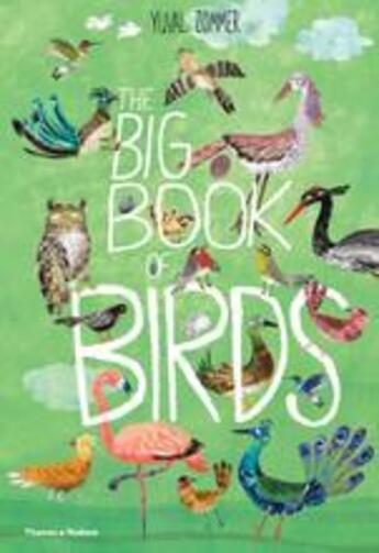 Couverture du livre « The big book of birds » de Yuval Zommer aux éditions Thames & Hudson