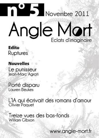 Couverture du livre « Revue Angle Mort T.5 » de Revue Angle Mort aux éditions Angle Mort