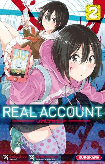 Couverture du livre « Real account Tome 2 » de Shizumu Watanabe et Okushou aux éditions Kurokawa