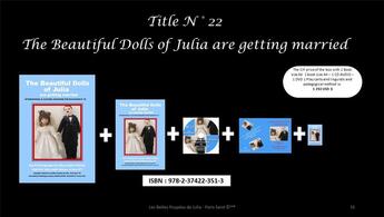 Couverture du livre « The beautiful dolls of Julia are getting married » de Julia-Josepha-Patricia Sanchez aux éditions Croire Savoir Vouloir