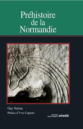 Couverture du livre « Préhistoire de la Normandie » de Guy Verron aux éditions Ouest France