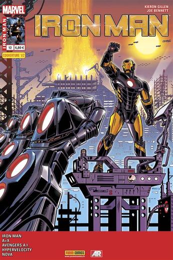 Couverture du livre « Iron Man n.2013/12 : Iron Man infinity ; Iron metropolitan » de Iron Man aux éditions Panini Comics Mag