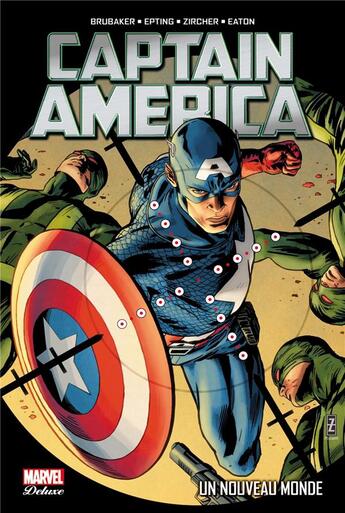 Couverture du livre « Captain America t.2 : un nouveau monde » de Patrick Zircher et Ed Brubaker et Steve Epting et Scott Eaton aux éditions Panini