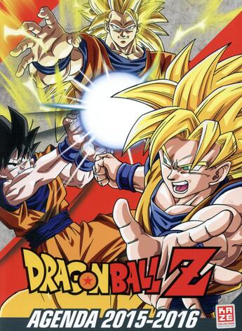 Couverture du livre « Dragon Ball Z : agenda scolaire (édition 2015/2016) » de Akira Toriyama aux éditions Kaze