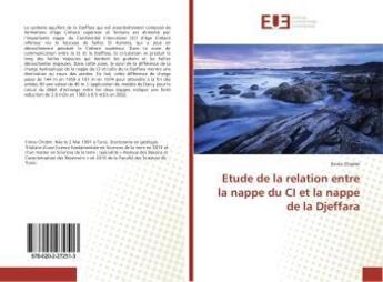 Couverture du livre « Etude de la relation entre la nappe du CI et la nappe de la Djeffara » de Emna Chidmi aux éditions Editions Universitaires Europeennes