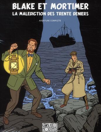 Couverture du livre « Blake et Mortimer : coffret Intégrale : la malédiction des trente deniers Tome 1 et Tome 2 » de Jean Van Hamme et Rene Sterne et Antoine Aubin aux éditions Blake Et Mortimer