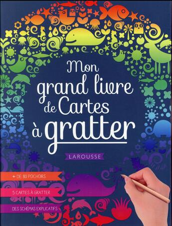 Couverture du livre « Mon grand livre de cartes à gratter » de  aux éditions Larousse