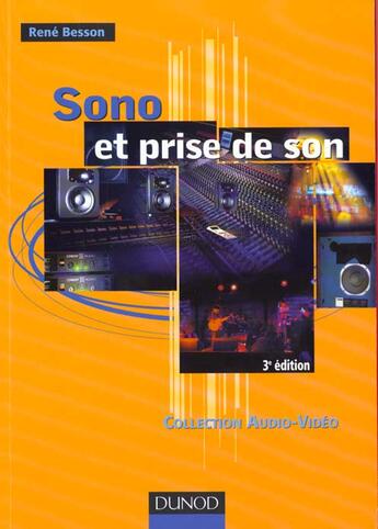 Couverture du livre « Sono Et Prise De Son » de Rene Besson aux éditions Dunod