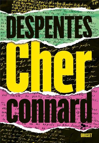 Couverture du livre « Cher connard » de Virginie Despentes aux éditions Grasset