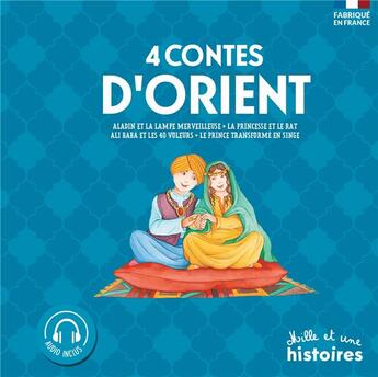 Couverture du livre « 4 contes d'Orient » de  aux éditions Mille Et Une Histoires