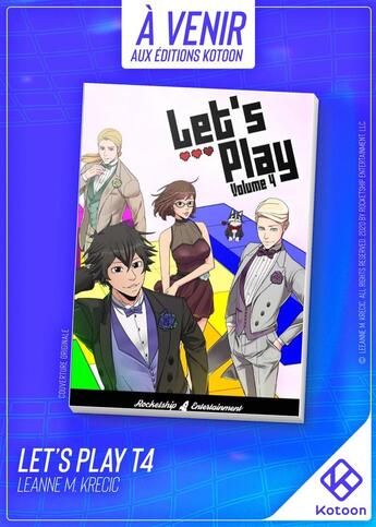 Couverture du livre « Let's play Tome 4 » de Leeanne M. Krecic aux éditions Kotoon