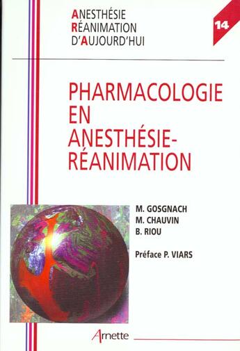 Couverture du livre « Pharmacologie en anesthesie reanimation » de Gosgnach aux éditions Arnette