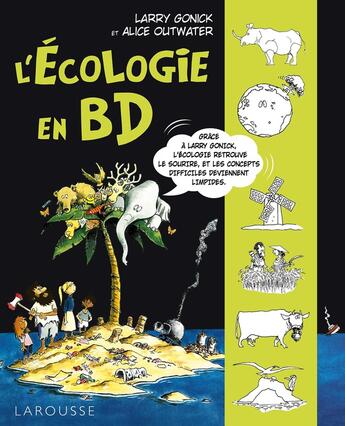 Couverture du livre « L'écologie en BD » de Larry Gonick et Alice Outwater aux éditions Larousse