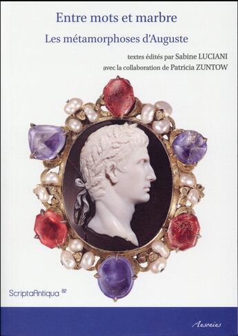 Couverture du livre « Entre mots et marbre » de Luciani aux éditions Ausonius