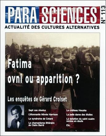 Couverture du livre « Parasciences n 113 » de  aux éditions Jmg