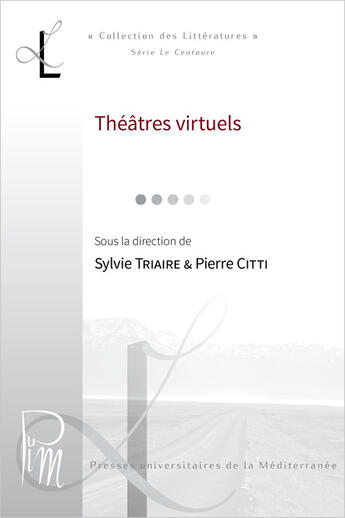 Couverture du livre « Théâtres virtuels » de  aux éditions Epagine