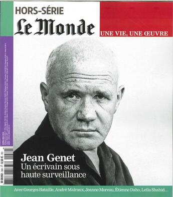 Couverture du livre « Le monde hs n 30 vie/oeuvre jean genet avril 2016 » de  aux éditions Le Monde Hors-serie