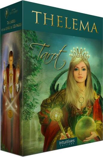 Couverture du livre « Thelema tarot » de Renata Lechner et Jaymi Elford aux éditions Editions Intuitives