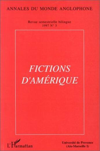 Couverture du livre « Fictions d'amerique - vol05 » de  aux éditions L'harmattan