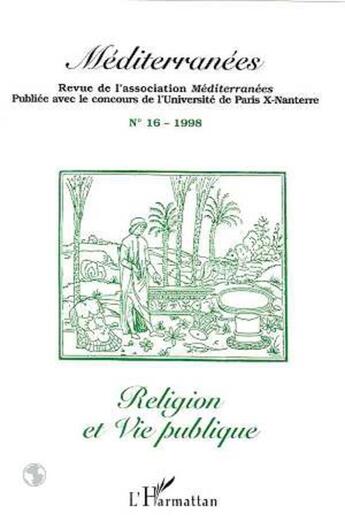 Couverture du livre « Religion et vie publique » de  aux éditions L'harmattan