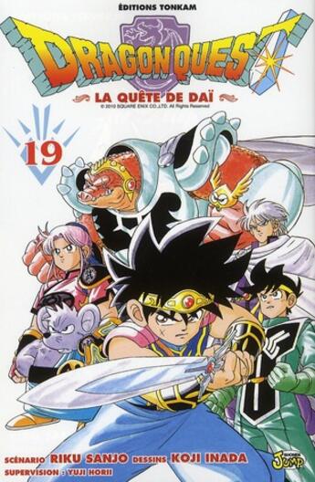 Couverture du livre « Dragon quest - la quête de Daï Tome 19 » de Riku Sanjo et Koji Inada aux éditions Delcourt