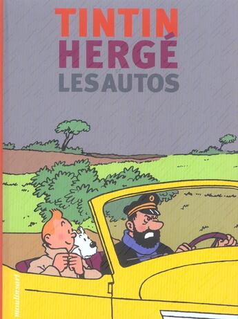 Couverture du livre « Tintin herge et les autos » de  aux éditions Moulinsart Belgique